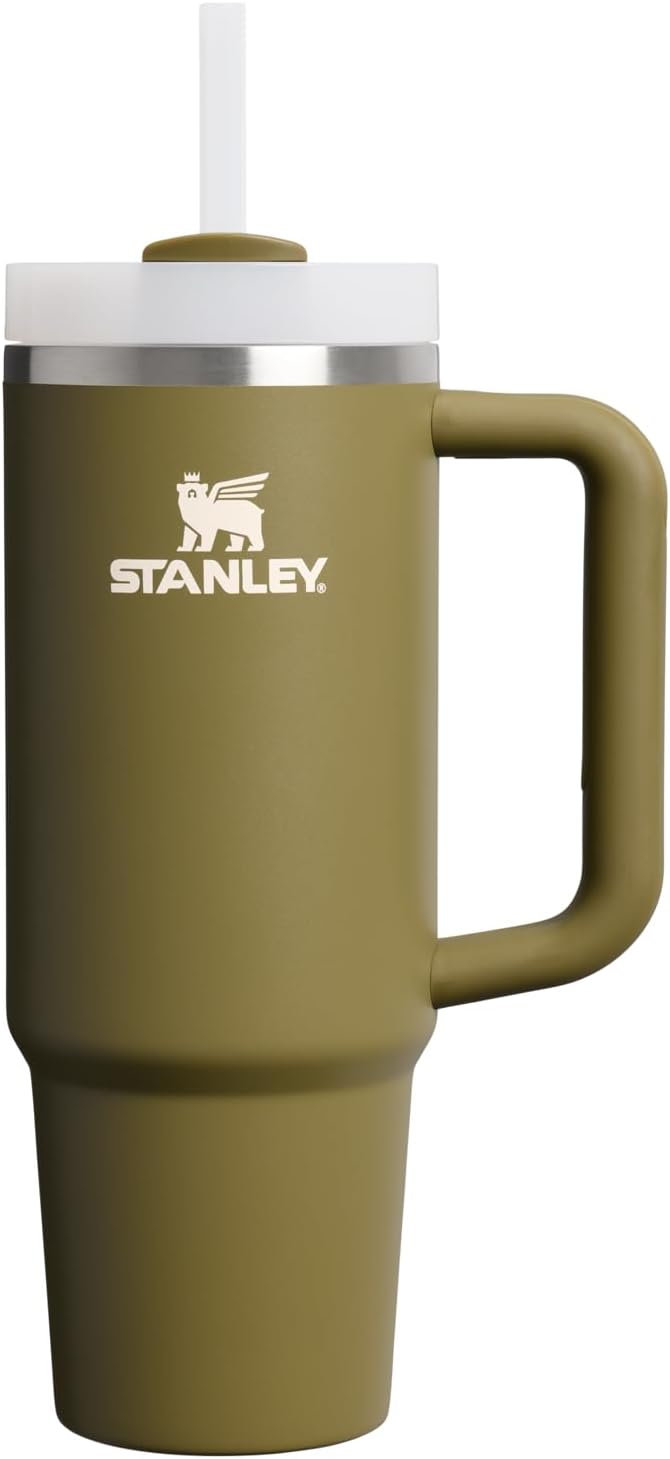 Stanley Quencher H2.0 Tumbler with Handle and Straw 30 oz | Flowstate 3-Position Lid | Cup Holder Compatible for Travel | Insulated Stainless Steel Cup | BPA-Free | Exclusive Lupine