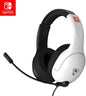Turtle Beac Airlite Fit Officially licensed Nintendo Wired Gaming Headset for Nintendo Switch – White & Black
