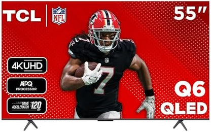 TCL 65-Inch Q65 QLED 4K UHD Smart TV with Google TV (65Q651G-CA, 2024 Model) Dolby Vision, Dolby Atmos, HDR Pro+, Game Accelerator Enhanced Gaming, Voice Remote, Works with Alexa, Streaming Television