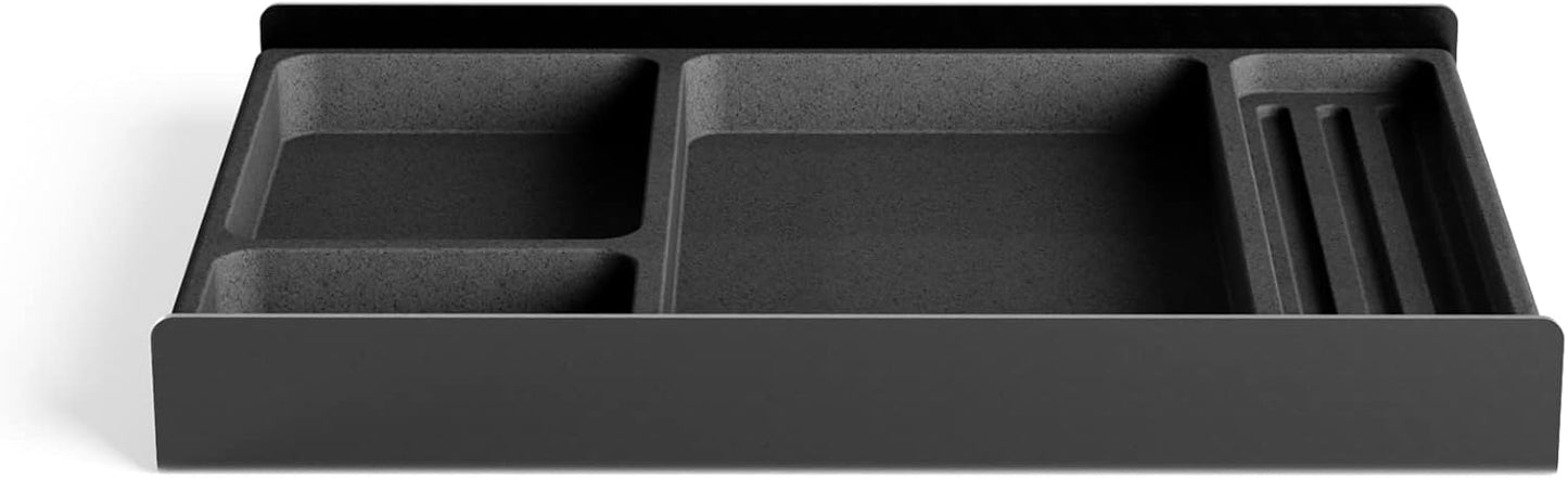 Desk Tray Organizer | Drawer Desk Organizer | Stationery Storage Tray | Aluminum Desk Organizer | Desktop Catchall Tray - PuriLite