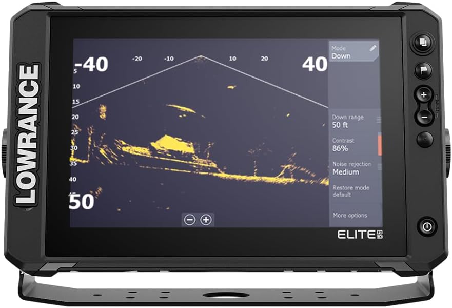 Lowrance Elite FS 7 Fish Finder with HDI Transducer, Preloaded C-MAP Contour+ Charts