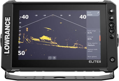 Lowrance Elite FS 7 Fish Finder with HDI Transducer, Preloaded C-MAP Contour+ Charts
