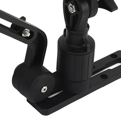 Fish Finder Base Kit, Nylon and Stainless Steel Greater Clamping Force Transducer Mounting Arm for Fishfinder