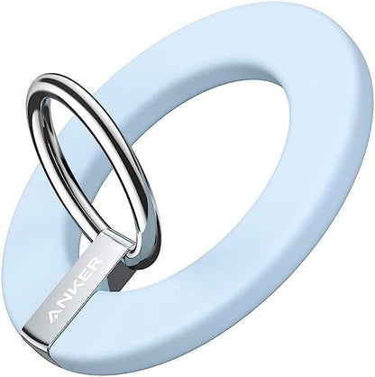 Anker Magnetic Phone Grip, MagGo 610 Ring Holder, Adjustable Kickstand, Only for iPhone 16/16 Plus/16 Pro/16 Pro Max/15/14/13/12 Series