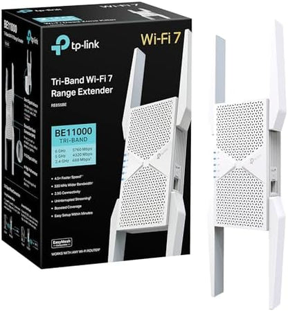 TP-Link AC1200 WiFi Extender (RE300) - Covers Up to 1500 Sq.ft and 25 Devices, Up to 1200Mbps, Supports OneMesh, Dual Band Internet Repeater, Range Booster