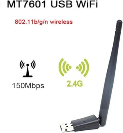 Mtk7601 USB WiFi for Vf9930 Kpt Satellite Finders V7 Golden V8 MAG250 Set Top Box Wireless WiFi Adapter(1pc)