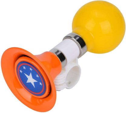 Rubber Children Bike Horn, Metal Rubber Children Bike Horn Bike Warning Bell for Boys Girls Bike Accessory (Orange),G22