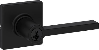 Weiser Powerbolt 3 Matte Black Keyless Entry Door Lock/Deadbolt Lock, 10-Button Keypad Door Lock with Auto Lock and 12-Month Battery Life, Electronic Door Locks for Front Door, Home Décor