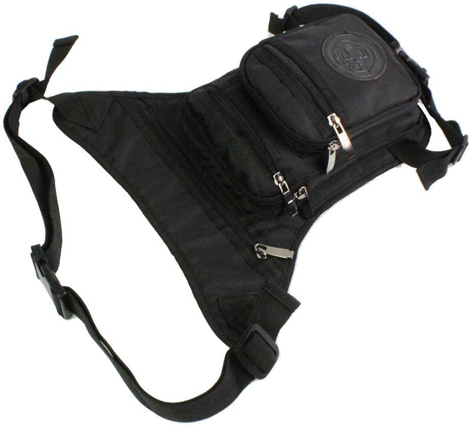 Motorcycle Drop Leg Bag Nylon Waist Pack for Men Women Travel Hiking Tactical Cycling Bike Ride Riding Crossbody Shoulder Fanny Pouch