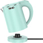 RHD 0.5L Small Portable Electric Kettles for Boiling Water, 304 Stainless Steel Hot Water Dispensers, Fast Boil Teapot, Auto Shut-Off, Perfect For Dorm RV Travel Coffee Tea, Green