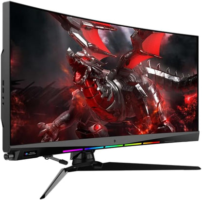 MSI Optix MAG342CQR 1500R Curvature 21:9 Aspect Ratio Narrow Bezel 1ms 3440x1440(UWQHD) 144Hz Refresh Rate Tilt/Swivel/Height/Pivot Adjustment 34" AMD Freesync Gaming Curved Monitor, Black, Pack of 1