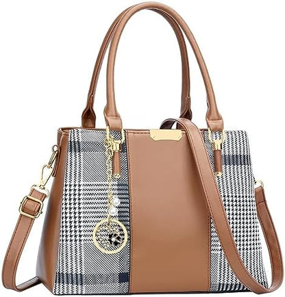 KKXIU Trendy Tote Bag for Women Lightweight Oxford Big Capacity Shoulder Purses and Handbags