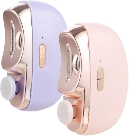 Electric Toenail Clippers for Seniors, 3 in 1 Electric Nail Clippers for Adults Automatic Electric Nail Trimmer for Adults Nail Trimmers for People Fingernail Trimmer and Polisher(White)