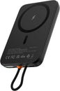 AsperX for Magsafe Power Bank, 10000mAh Wireless Magnetic Power Bank, 22.5W Wire Fast Charging Portable Charger with USB C Cable, LCD Display for Magsafe Battery Pack for iPhone 16/15/14/13/12