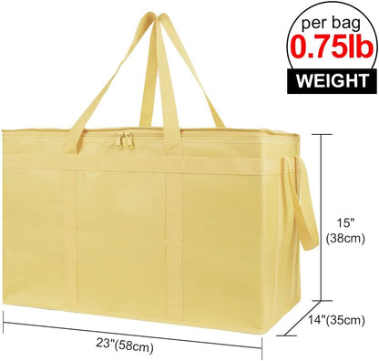Purilite Select™ Insulated Food Delivery Bag – Extra Large Thermal Carrier for Hot &amp; Cold Food Transport