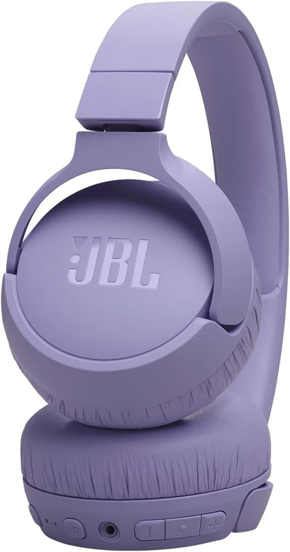 JBL Tune 670NC - Adaptive Noise Cancelling with Smart Ambient Wireless On-Ear Headphones, Up to 70H Battery Life with Speed Charge, Lightweight, Comfortable and Foldable Design (Black)