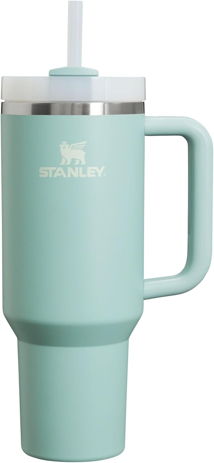 Stanley Quencher H2.0 Tumbler with Handle and Straw 30 oz | Flowstate 3-Position Lid | Cup Holder Compatible for Travel | Insulated Stainless Steel Cup | BPA-Free | Exclusive Lupine