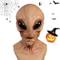 Realistic Alien Head Mask, Scary Alien Mask, Halloween Skull Latex Skeleton Fancy Mask