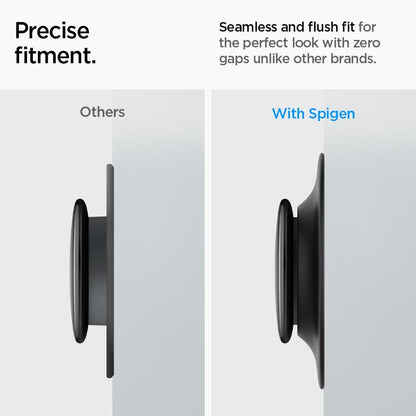 Spigen Wall Plate Designed for New Google Nest Learning Thermostat 4th Generation (2024) Wall Plate - Matte Black