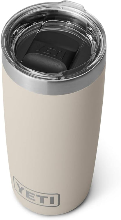 YETI Rambler 10 oz Tumbler, Stainless Steel, Vacuum Insulated with MagSlider Lid, White