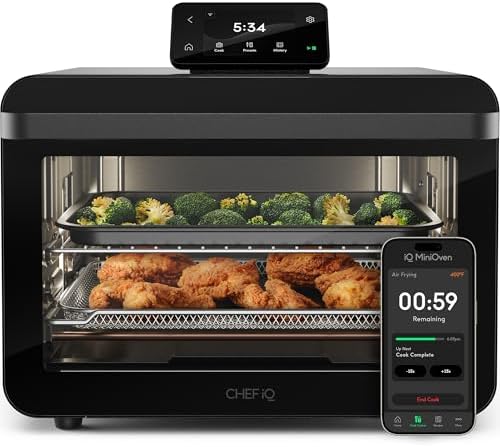 CHEF iQ Smart Pressure Cooker with WiFi and Built-in Scale - Easy-to-Use 10-in-1 Multicooker with 500+ Guided Recipes - Rice Cooker, Slow Cooker, Instant Meals for Foodies - 6 Quart - Family Size
