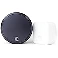 August Home, Silver Wi-Fi Connected Smart Keyless Entry Door Lock, Electronic Door Lock Fits Your Existing Deadbolt in Minutes, ‎ ‎AUG-SL05-M01-S01