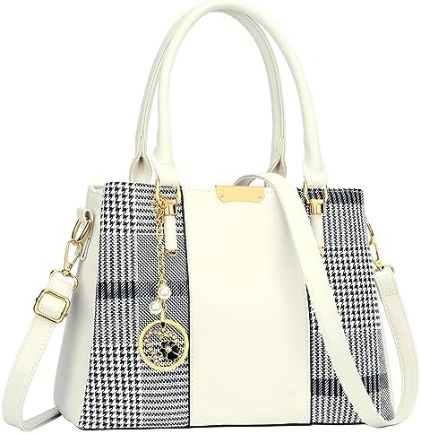 KKXIU Trendy Tote Bag for Women Lightweight Oxford Big Capacity Shoulder Purses and Handbags