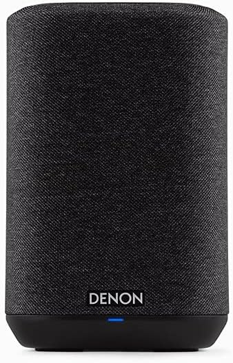 Denon Home 150 NV Wireless Speaker (Black), 1" Tweeter, 3.5" Woofer, Home Speaker with HEOS Built-in, AirPlay 2, and Bluetooth, Multi-Room Streaming, Simple Setup, Compact Design