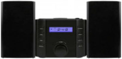 Sylvania SRCD804BT CD Microsystem with Radio & Bluetooth, Black