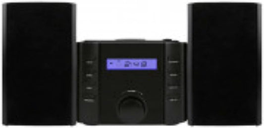 Sylvania SRCD804BT CD Microsystem with Radio & Bluetooth, Black - PuriLite