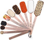 Measuring Cups and Spoons Set, Copper Measuring Cups and Spoons Set for Dry & Liquid, Metric&US 7 Stainless Steel MeasureR Cup&9 Spoon Leveler & Measure Enquivalents for Kitchen & Baking