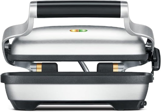Breville the Perfect Press, Sandwich Maker, Panini Press, BSG600BSS, Brushed Stainless Steel 12.5 x 5 x 11.5 inches
