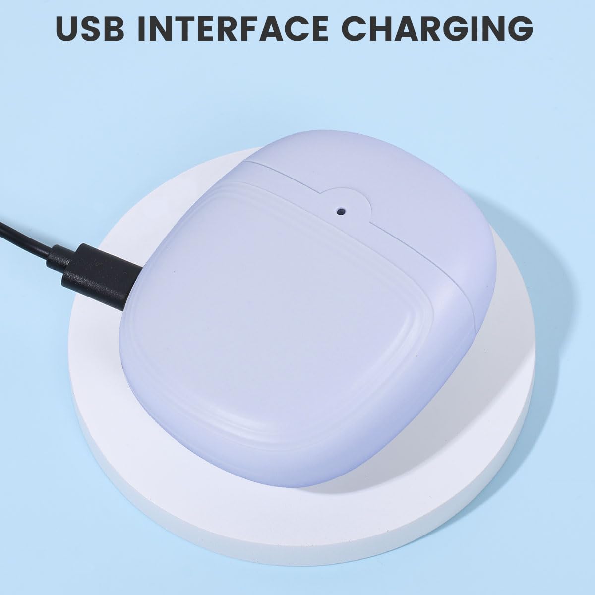 Electric Automatic Nail Clipper Automatic Fingernail Cutter with Nail Scraps Storage 300mAh USB Rechargeable Safety Fingernail Trimmer with LED Light Electric Fingernail Cutter Nail Scissors for Baby Kids Adult (White)