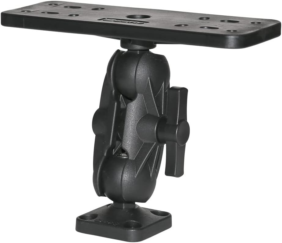 Scotty 0163 Ball-Mount Fish Finder and Universal Mounting Plate