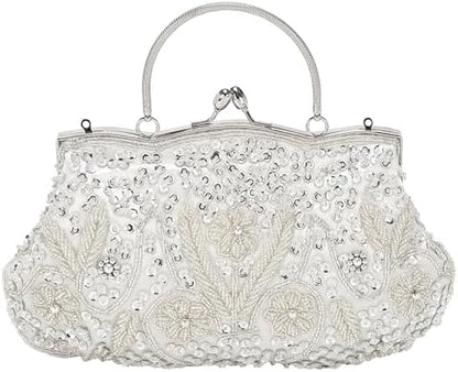 DTGN Clutch Purse Evening Clutch Bag Handbag Cross Body Bag Wallet for Women Formal Wedding Club Party