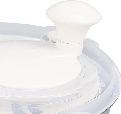 Stainless Steel Salad Spinner 5L Multifunctional Lettuce Spinner Vegetable Dryer with Lid Drain Bowl Colander for Home Kitchen