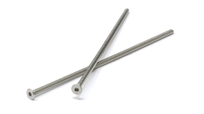 iexcell 5 Pcs M8 x 80mm Thread Pitch 1.25 mm Stainless Steel 304 Hex Socket Flat Head Cap Screws Bolts Kit