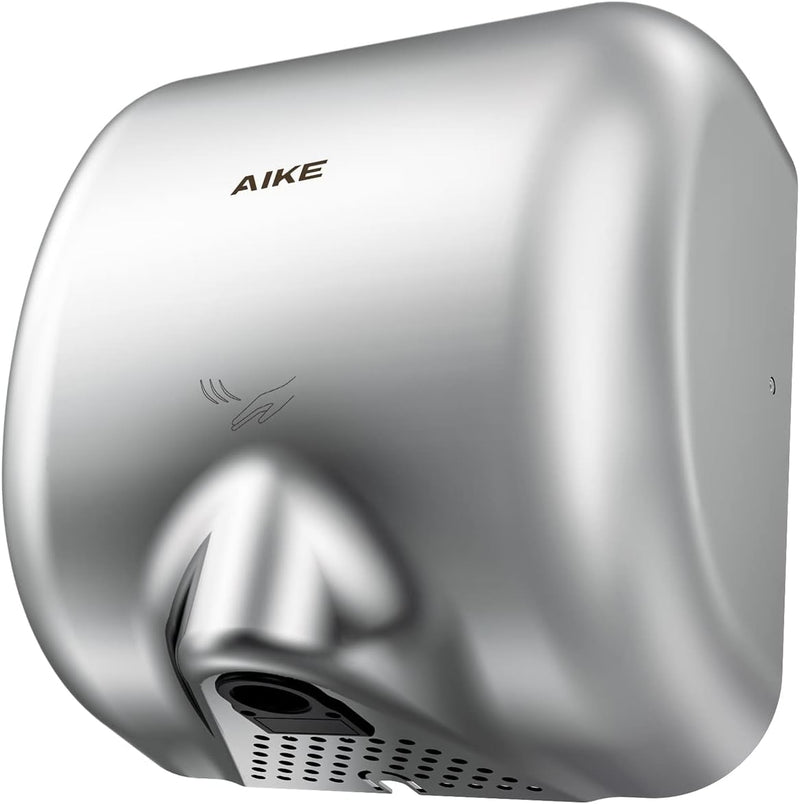 AIKE Surface Mounted High Speed Commercial Hand Dryer CUL Approved 120V 1500W, Brushed Stainless Steel Finish Model AK2800B
