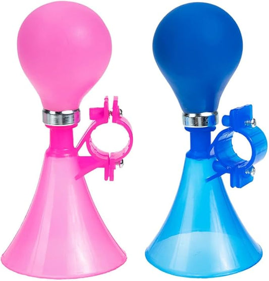 2pcs Bicycles Air Part Reusable Handlebar Manual Bugle Adorable Bikes Small Decorative Safety Road Bike Handle Colored Horn Squeeze Color Bright