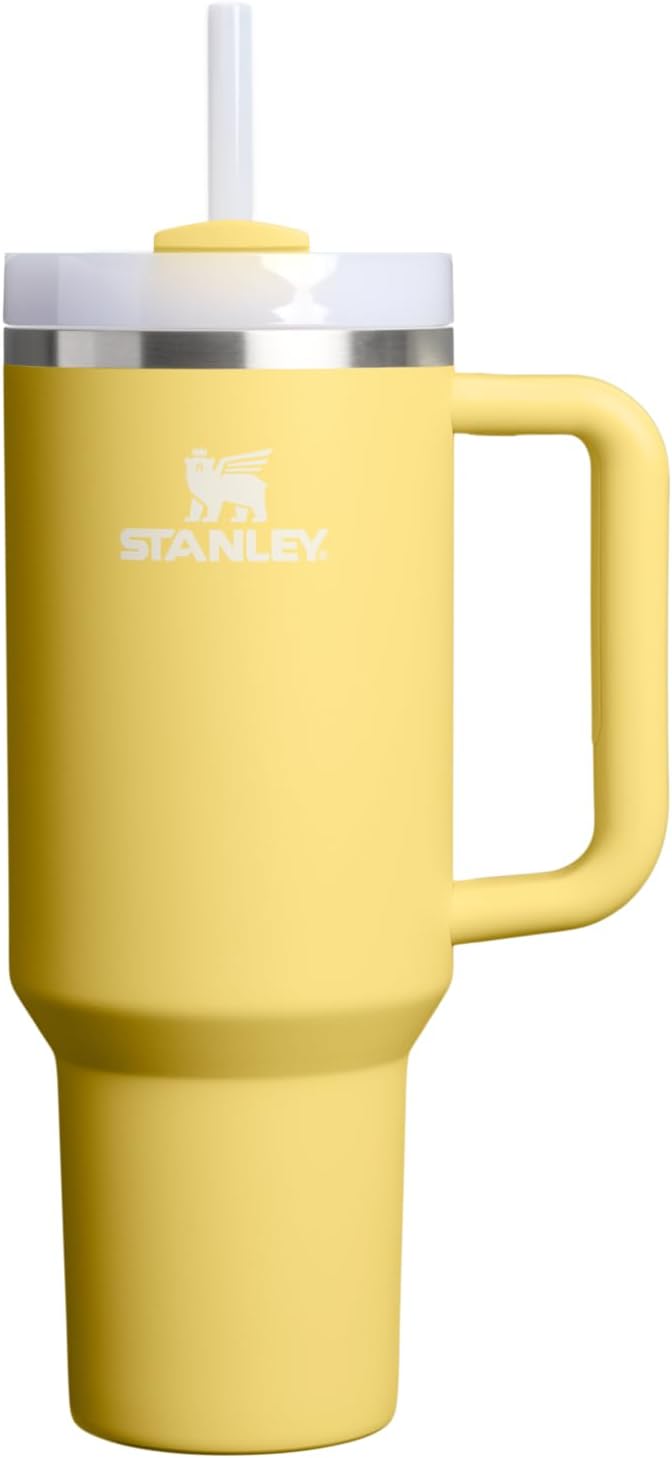Stanley Quencher H2.0 Tumbler with Handle and Straw 30 oz | Flowstate 3-Position Lid | Cup Holder Compatible for Travel | Insulated Stainless Steel Cup | BPA-Free | Exclusive Lupine