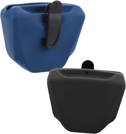 VOSAREA 2pcs Silicone Dog Treat Container Training Pouch Pet Supplies for Puppies