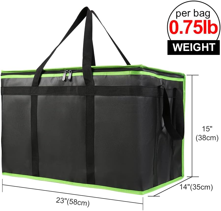 Purilite Select™ Insulated Food Delivery Bag – Extra Large Thermal Carrier for Hot &amp; Cold Food Transport