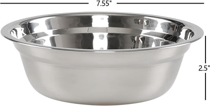 Minekkyes Stainless Steel Mixing Bowl Set of 4, Small Metal Nesting Bowls for Mixing, Serving, Cooking, Baking