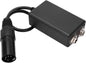 Pilot Headset Adapter, Aviation Headset Adapter, GA Dual Plugs to XLR 5 Pin Male Adapter for Headphone Extension Cable