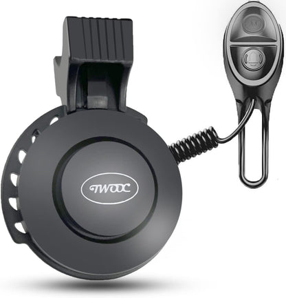 BSSOK Electric Bike Horn for Adults | 100-120dB Upgrade Adjustable Volume | Electronic Bicycle Bell Loud | 4 Classic Sound | USB Rechargeable Battery | Waterproof Electric Bike Bell