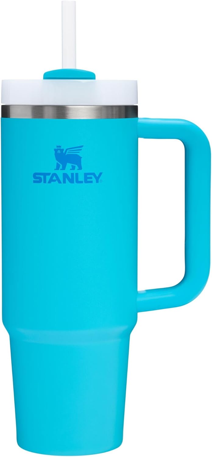 Stanley Quencher H2.0 Tumbler with Handle and Straw 30 oz | Flowstate 3-Position Lid | Cup Holder Compatible for Travel | Insulated Stainless Steel Cup | BPA-Free | Exclusive Lupine