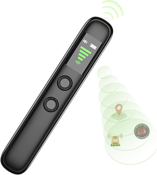 Hidden Camera Detectors, Portable Anti-Eavesdropping Device Detector, RF/Wireless Signal Scanner GPS Tracker Detector, Bug Detector Burglar Alarm Spy Camera Finder for Home/Hotel/Office