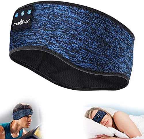 Bluetooth Sleep Headband Headphones | Wireless Sleep Mask Headphones | Music Headband for Side Sleepers | Sports Headband Earphones | Hands Free Audio Headband - PuriLite