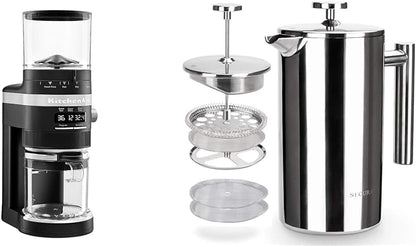 KitchenAid Burr Coffee Grinder, Black Matte, KCG8433BM