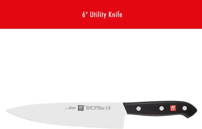 Zwilling J.A. Henckels HI Forged Contour 9 PC Block Set, Black/Silver